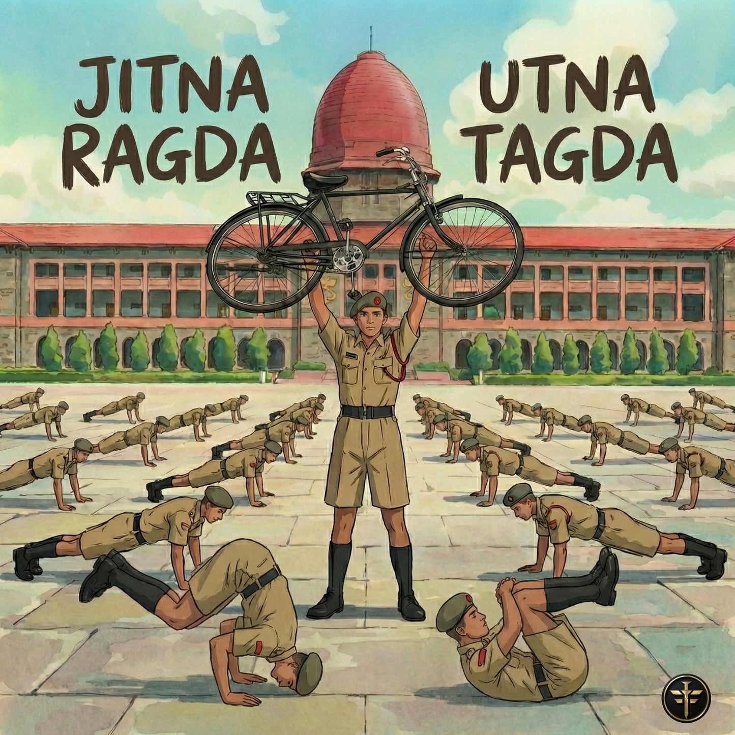 Jitna Ragda Utna Tagda (Fridge Magnet)